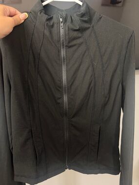 Black Zip-Up Athletic Jacket similar lulu